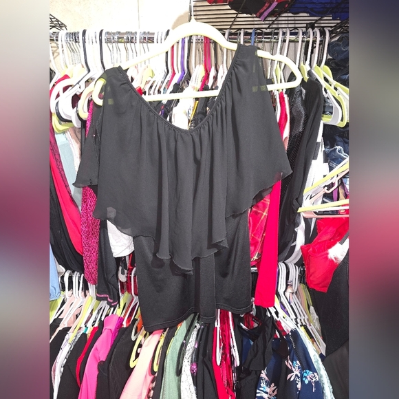 💋5/20 Zanzea black blouse size large - Picture 5 of 5